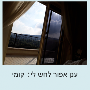 ענן אפור לחש לי קומי, פזית רגב